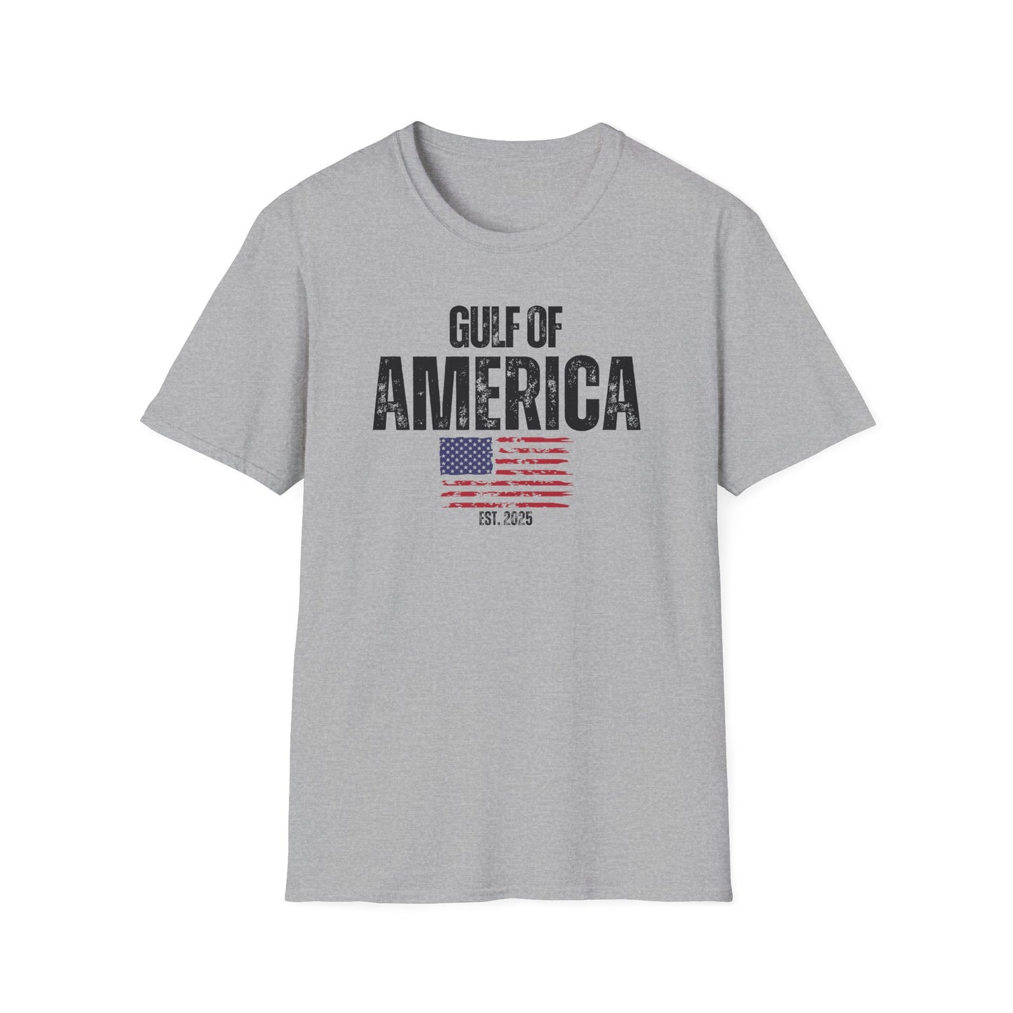 Unisex Softstyle T-Shirt Gulf of America Distressed Flag