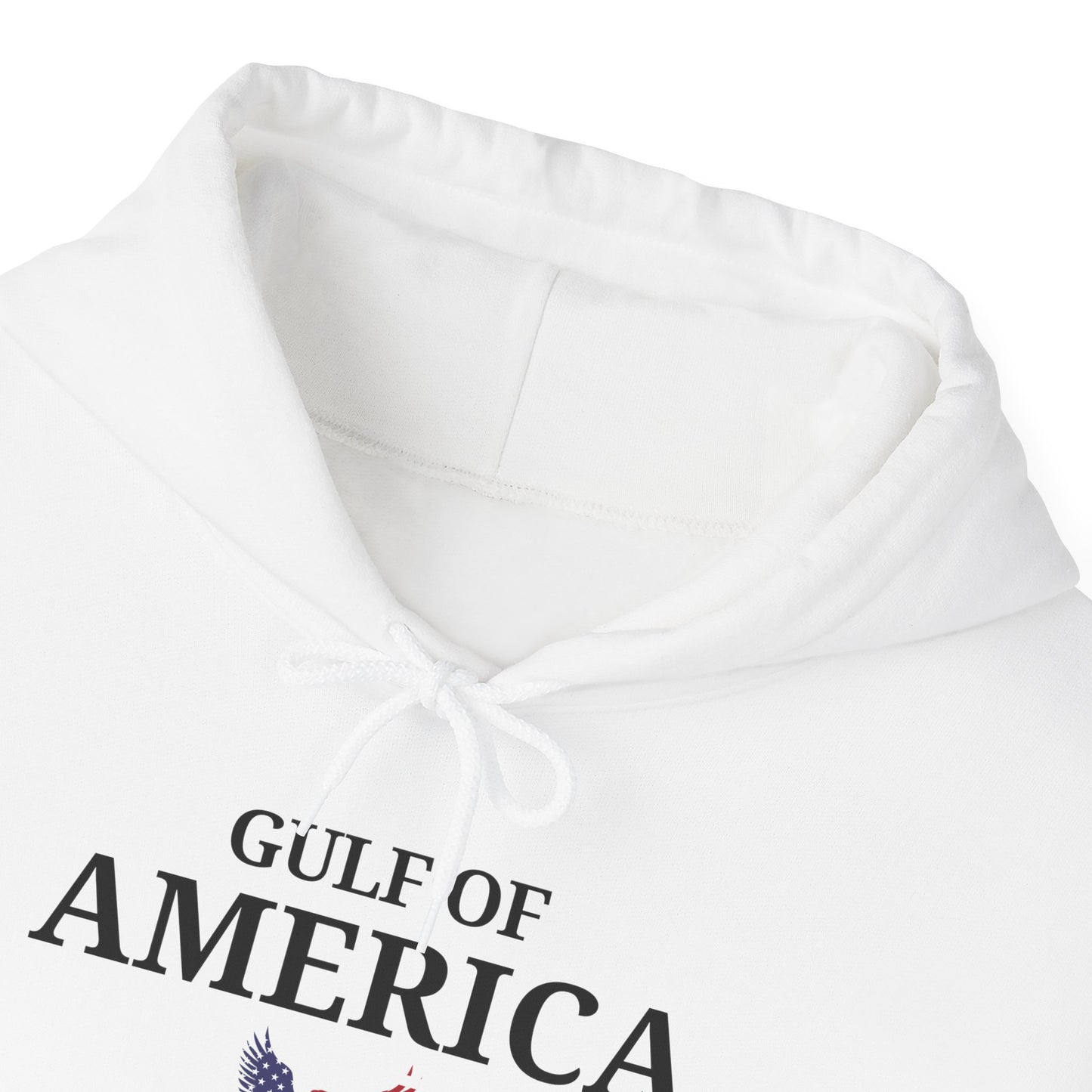 Unisex Heavy Blend™ Hooded Sweatshirt Gulf of America Fishing Co with Eagle