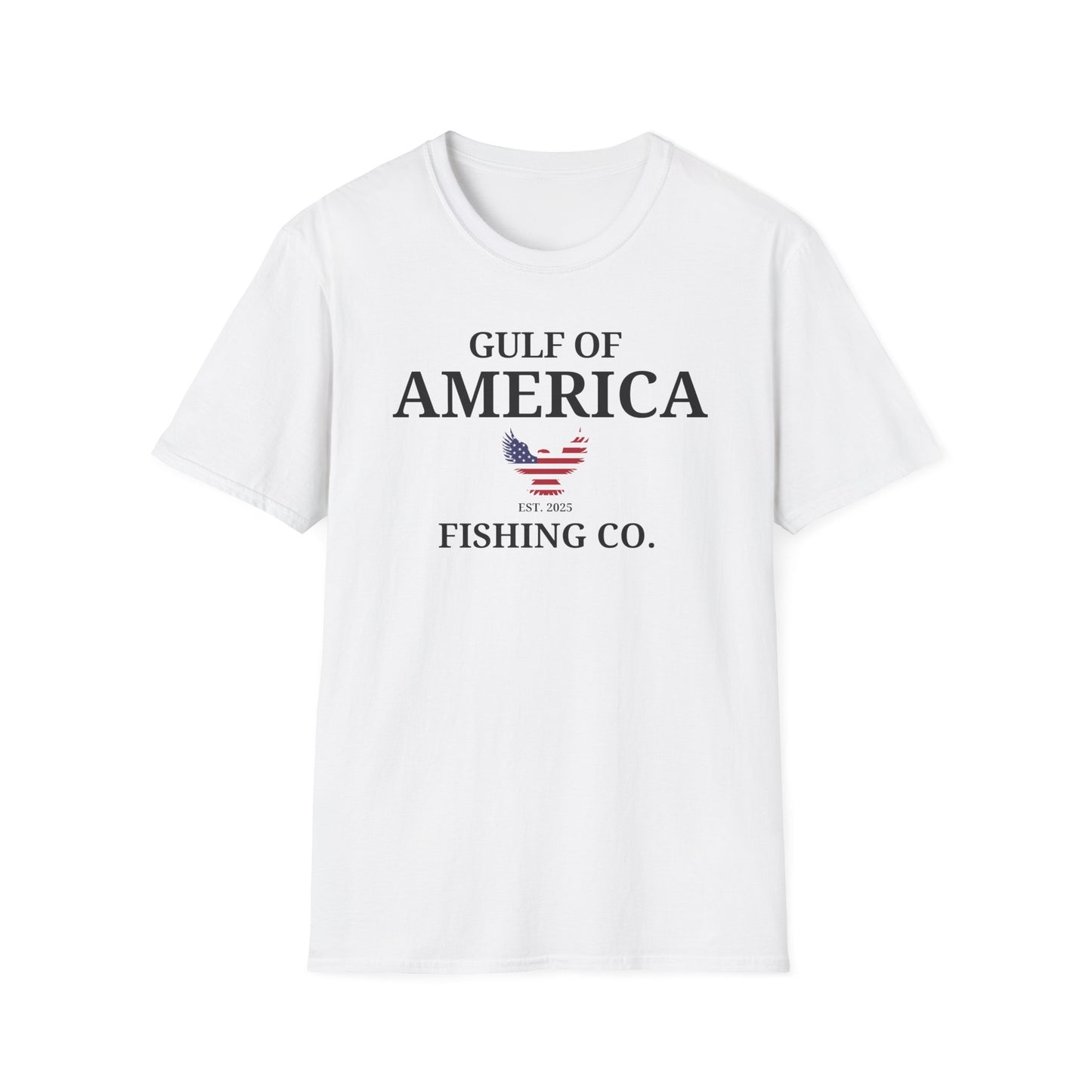Unisex Softstyle T-Shirt Gulf of America Fishing Co. Eagle