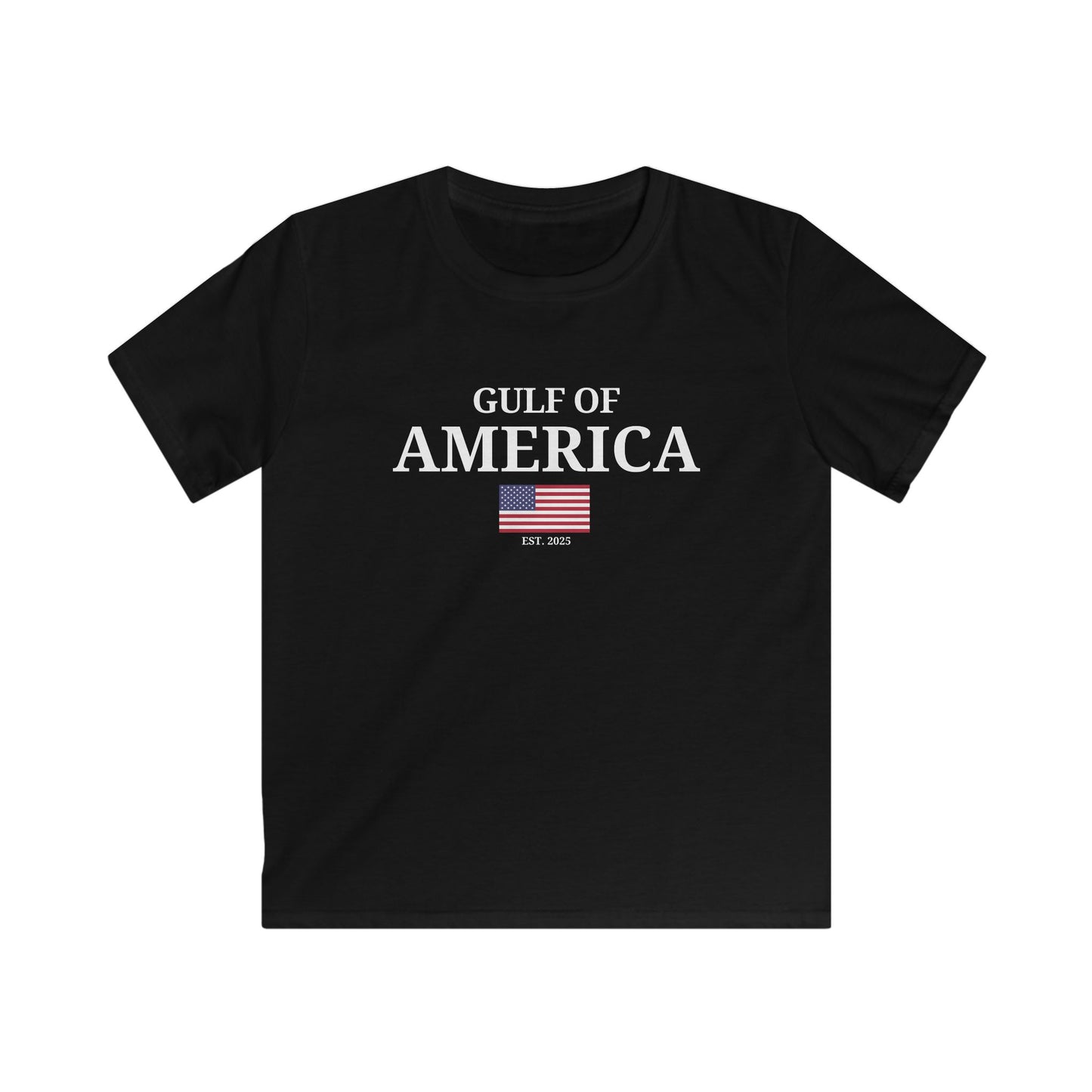 Kids Gulf of America with Flag Softstyle Tee