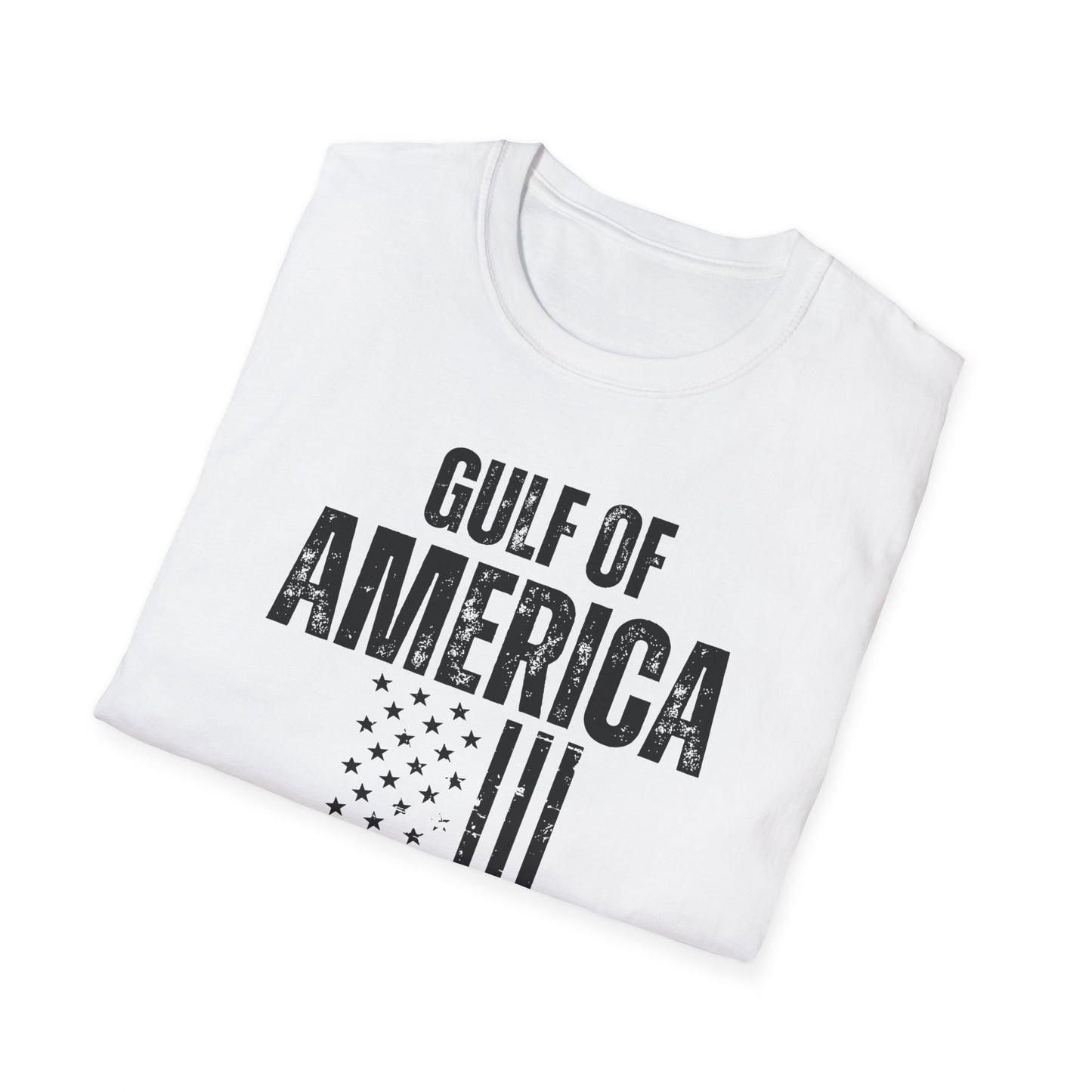 Unisex Softstyle T-Shirt Gulf of America Distressed Flag