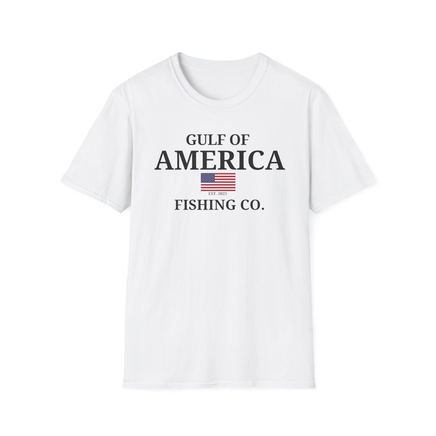 Unisex Softstyle T-Shirt Gulf of America Fishing Co. Flag