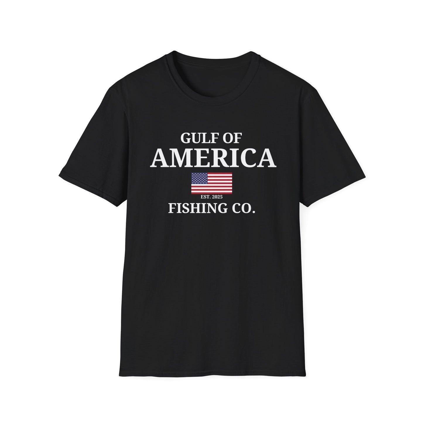 Unisex Softstyle T-Shirt Gulf of America Fishing Co. Flag