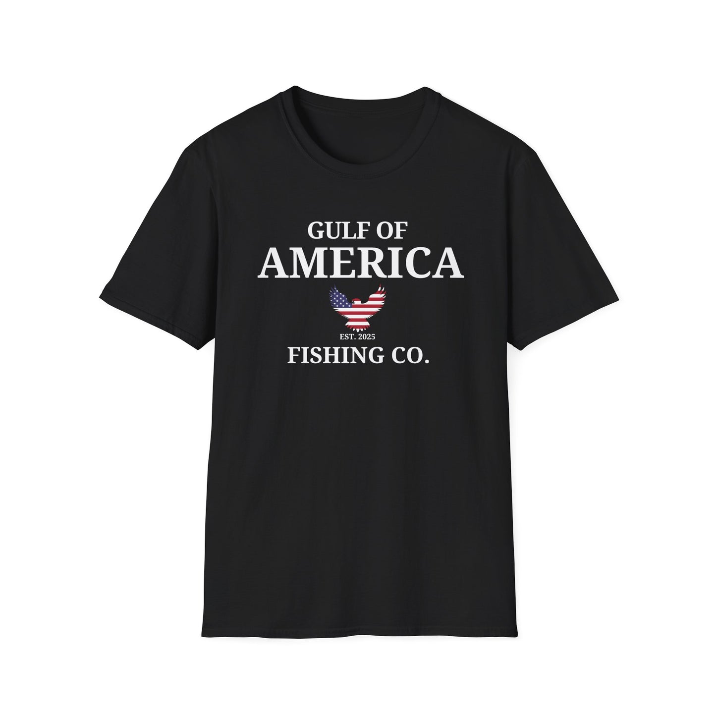 Unisex Softstyle T-Shirt Gulf of America Fishing Co. Eagle