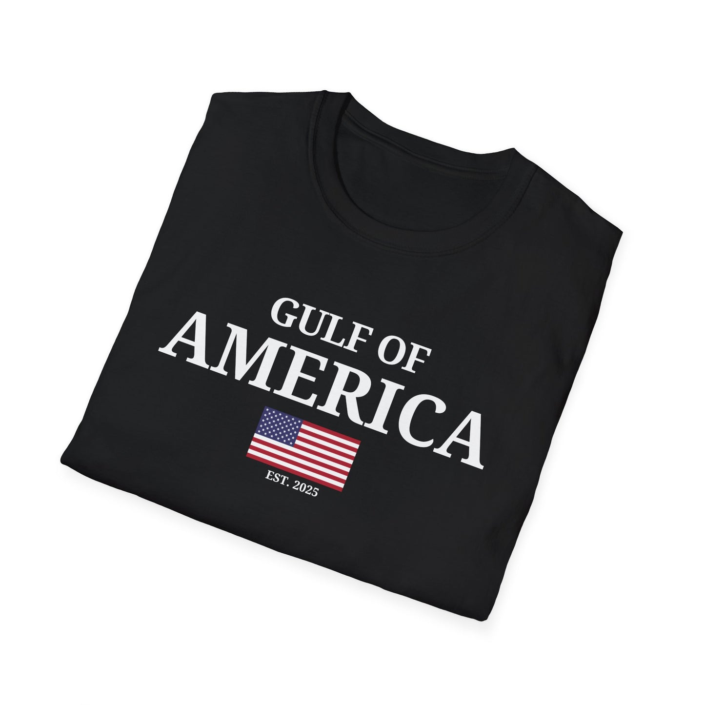 Unisex Softstyle T-Shirt Gulf of America with Flag