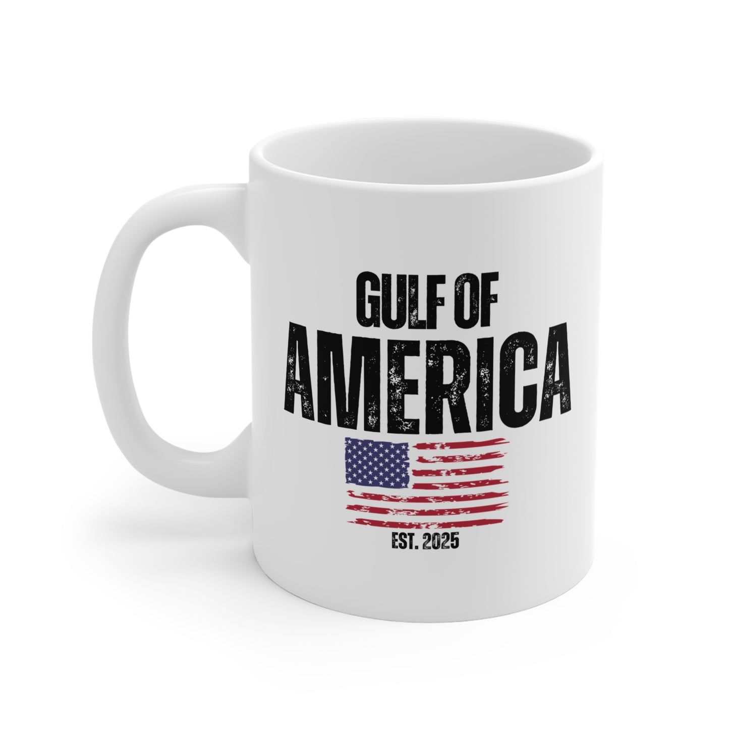 Gulf of America Distressed Flag Mug 11oz