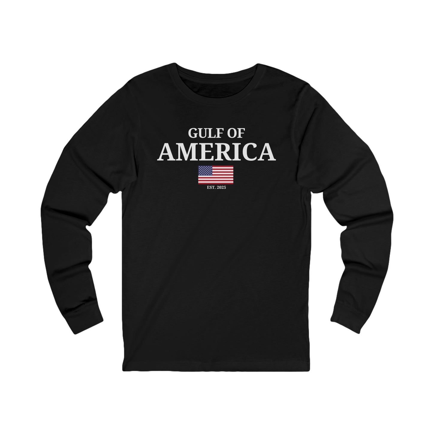 Unisex Jersey Long Sleeve Gulf of America with Flag