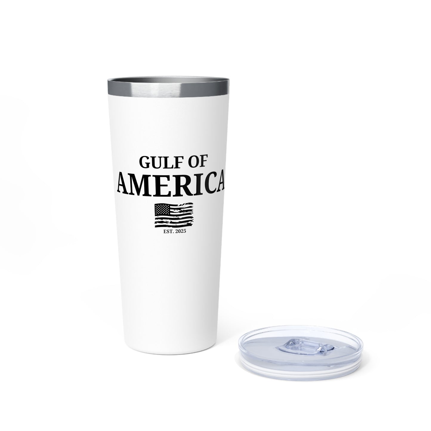 Gulf of America Distressed Flag Copper Vacuum Insulated Tumbler, 22oz