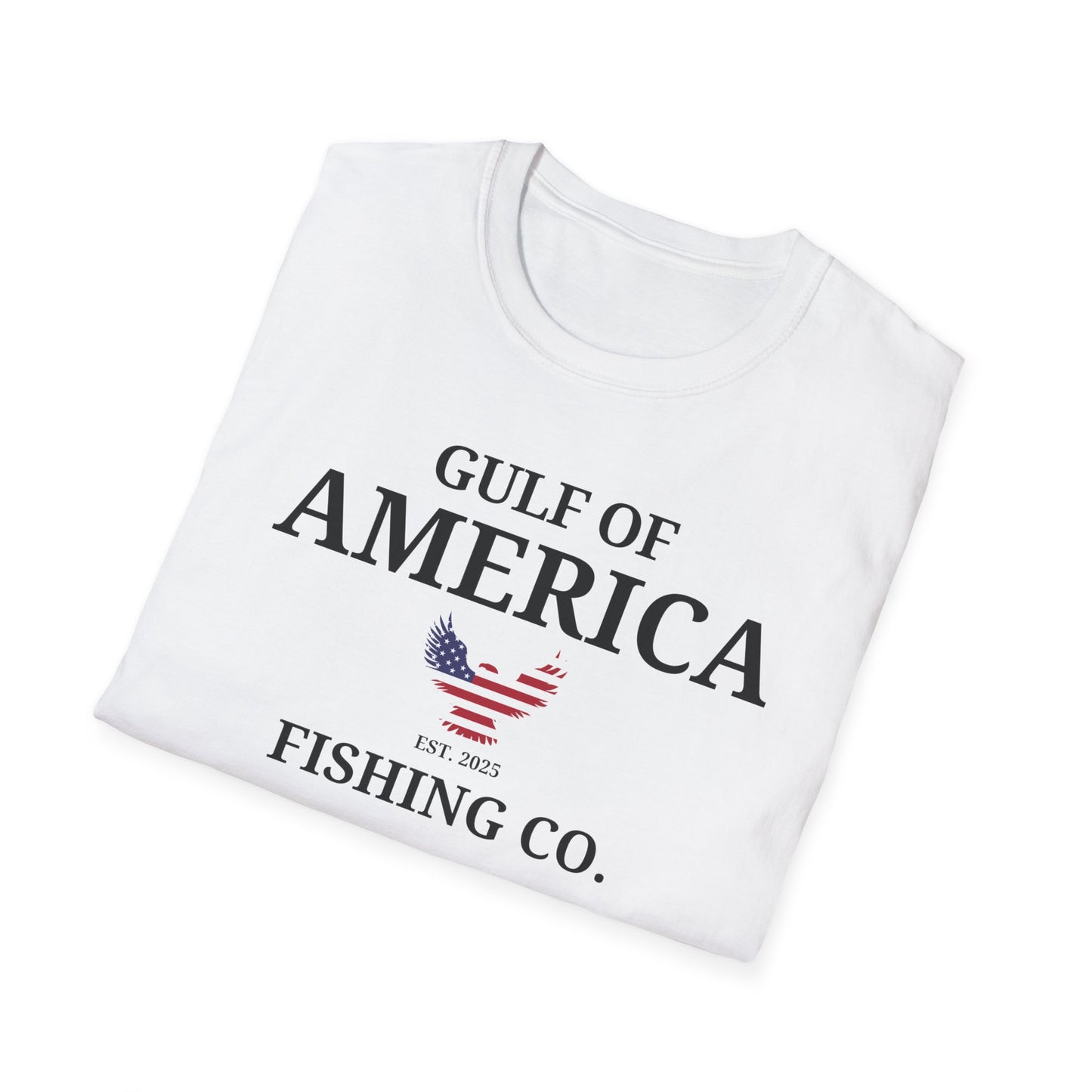 Unisex Softstyle T-Shirt Gulf of America Fishing Co. Eagle