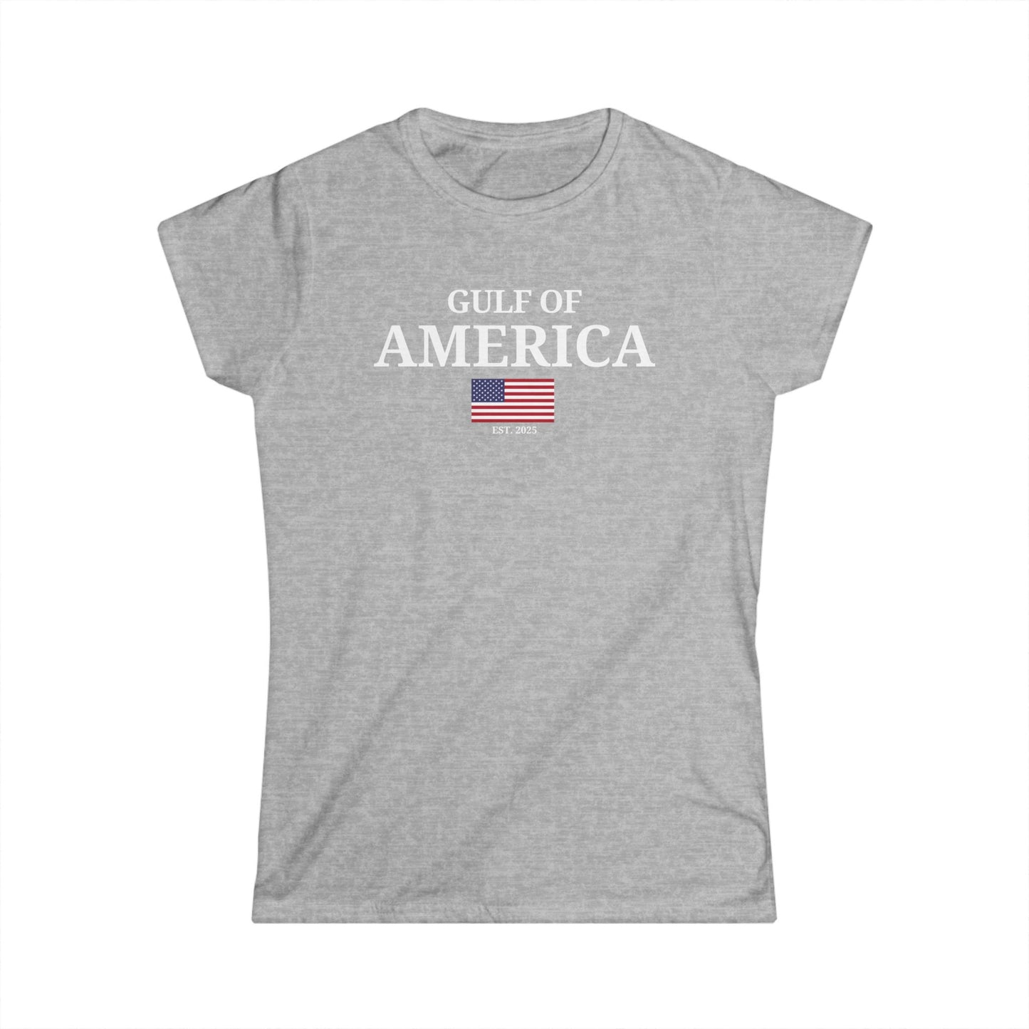 Women's Softstyle Tee Gulf of America with Flag