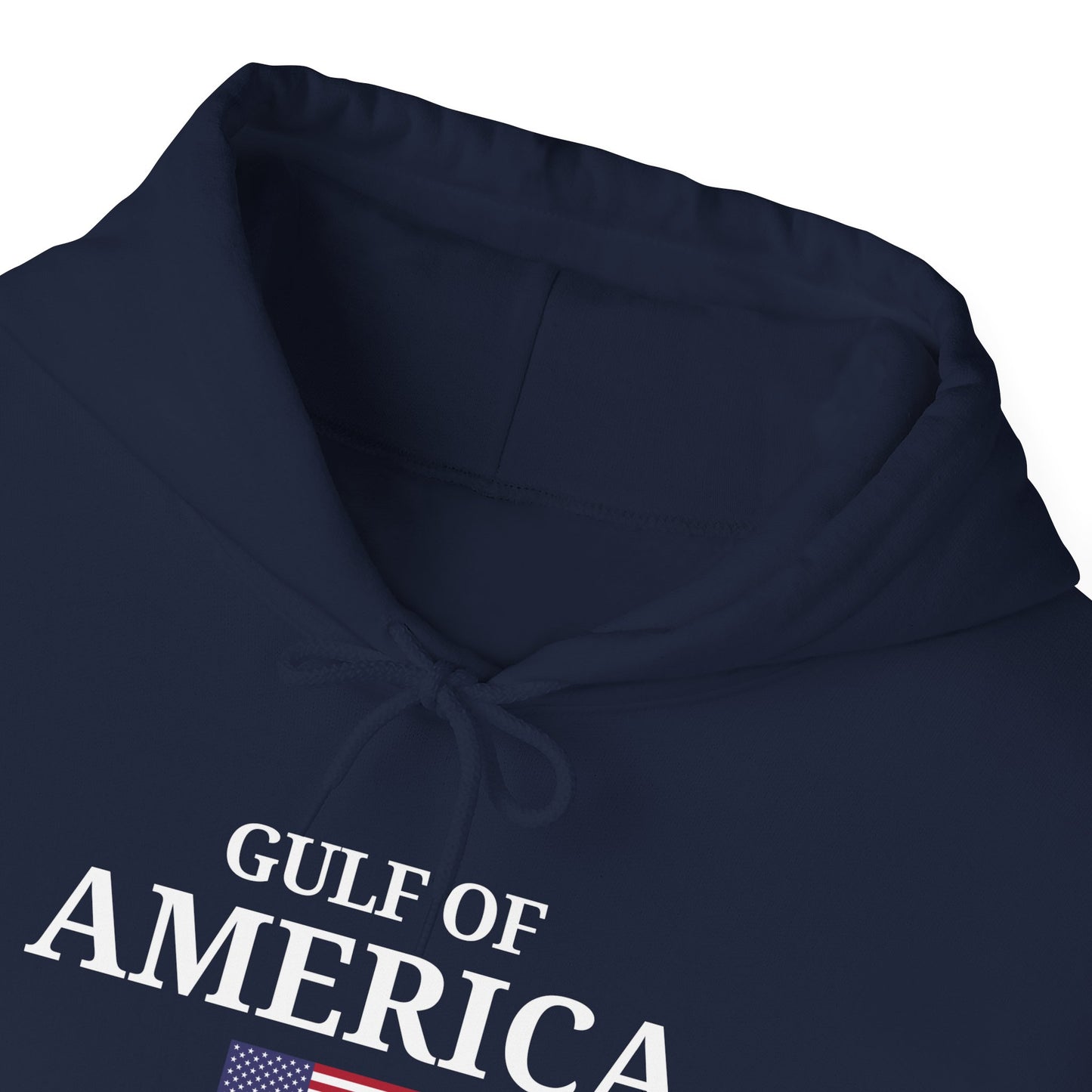 Unisex Heavy Blend™ Hooded Sweatshirt Gulf of America Fishing Co with Flag