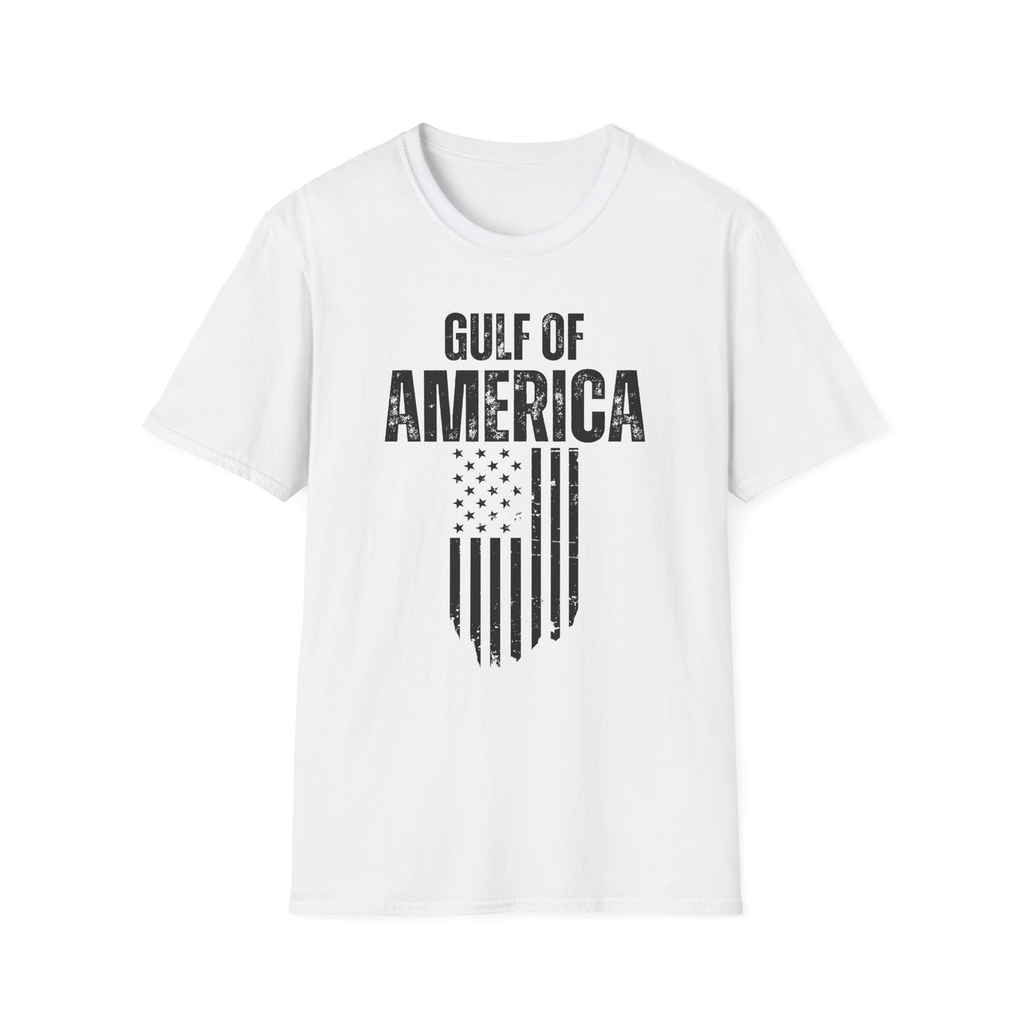 Unisex Softstyle T-Shirt Gulf of America Distressed Flag