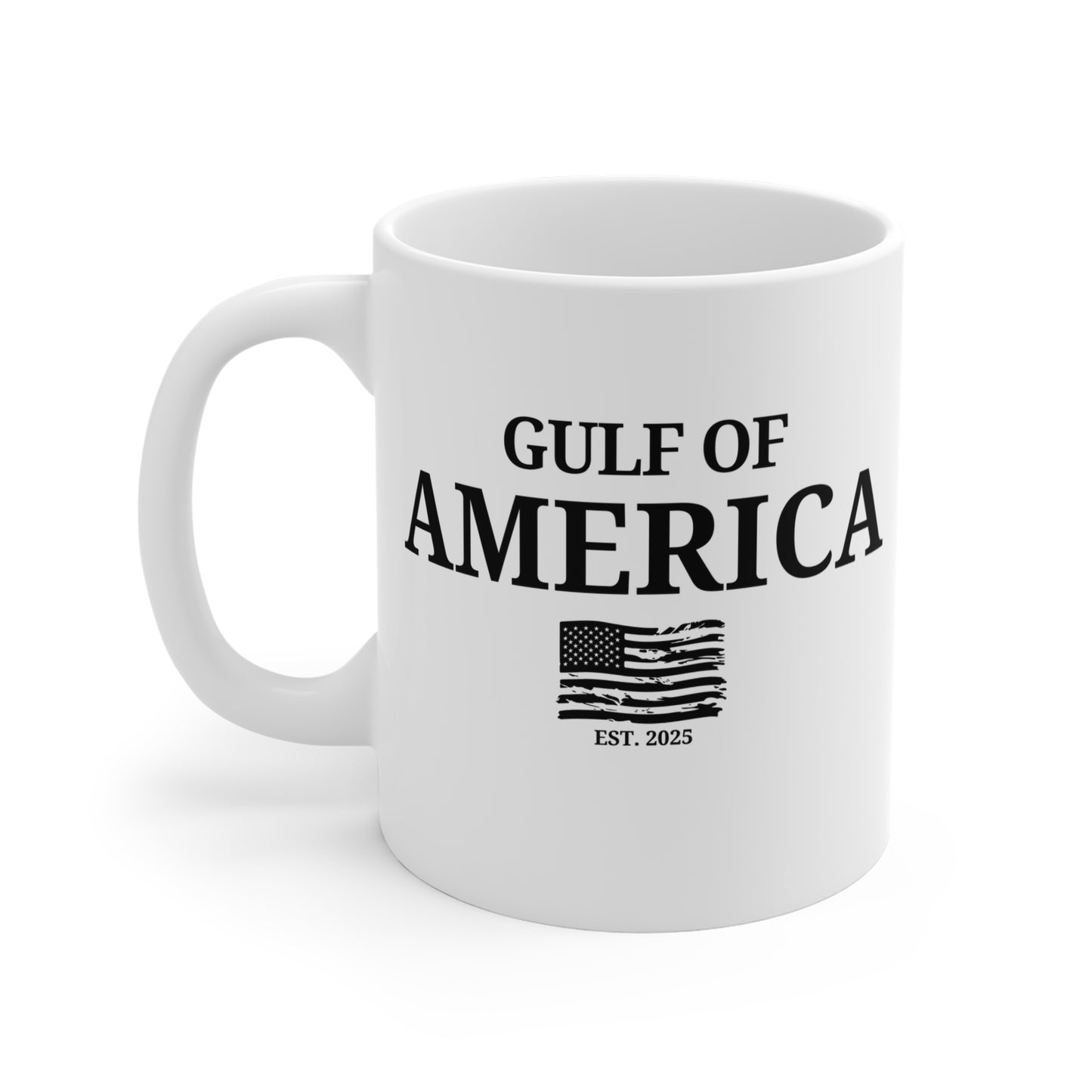 Gulf of America Distressed Flag Mug 11oz