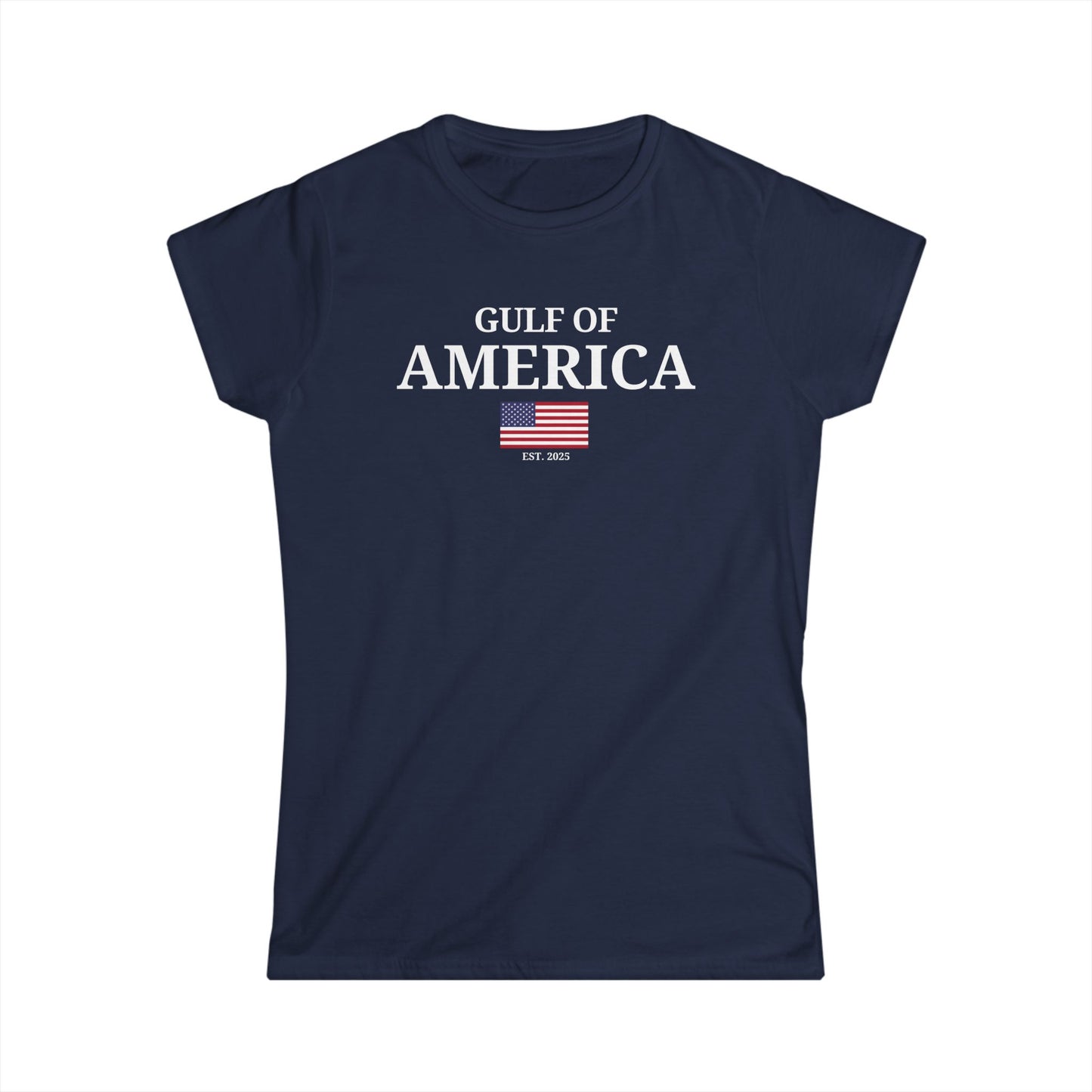 Women's Softstyle Tee Gulf of America with Flag