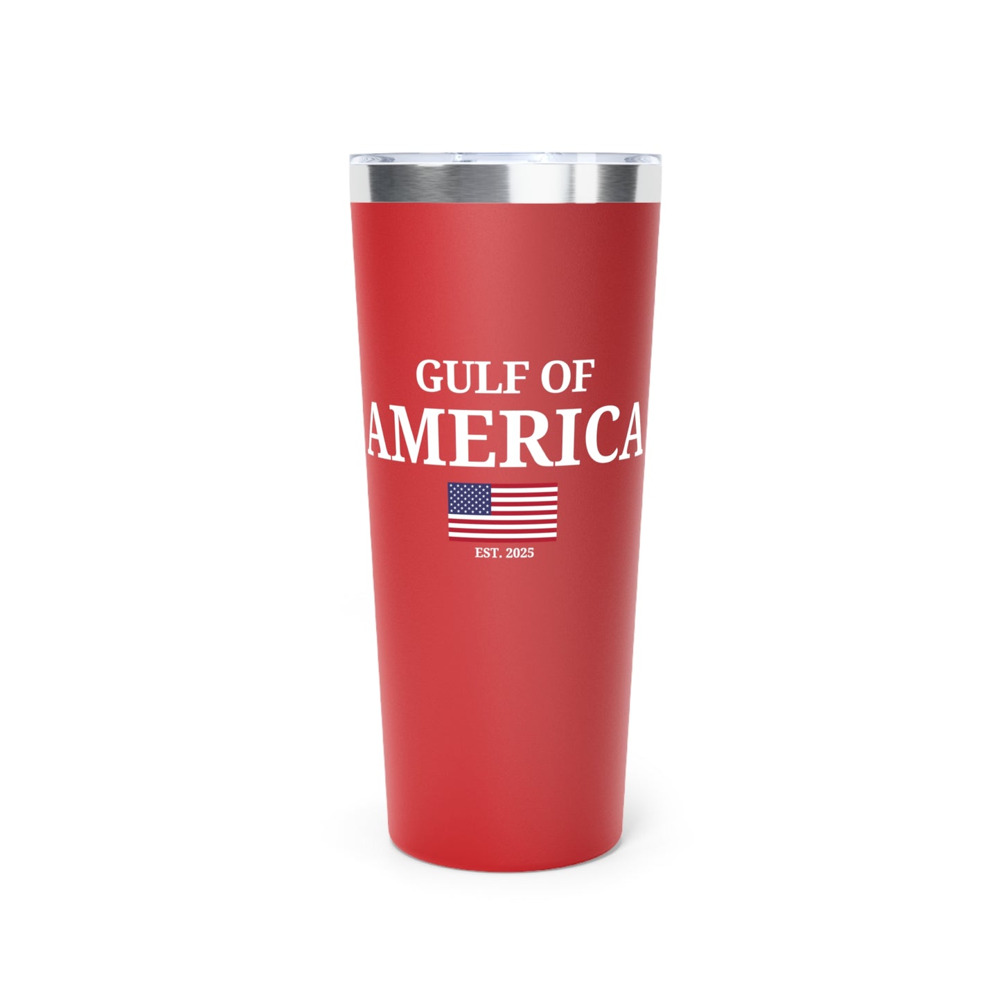 Gulf of America Flag Copper Vacuum Insulated Tumbler, 22oz