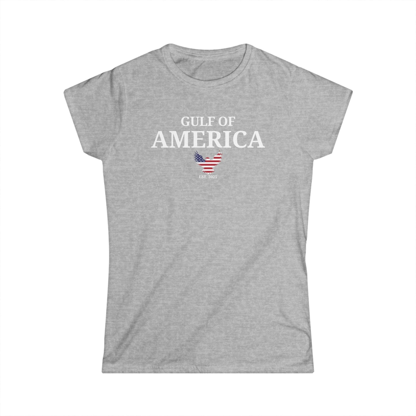 Women's Softstyle Tee Gulf of America with Eagle