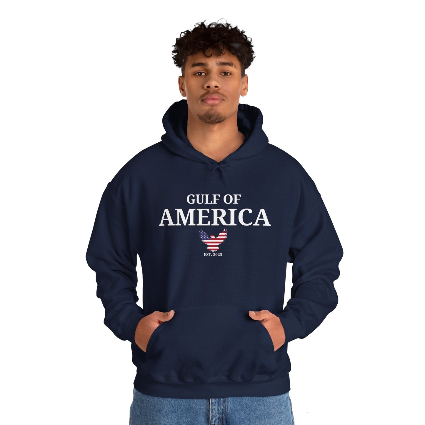 Unisex Heavy Blend™ Hooded Sweatshirt Gulf of America Eagle