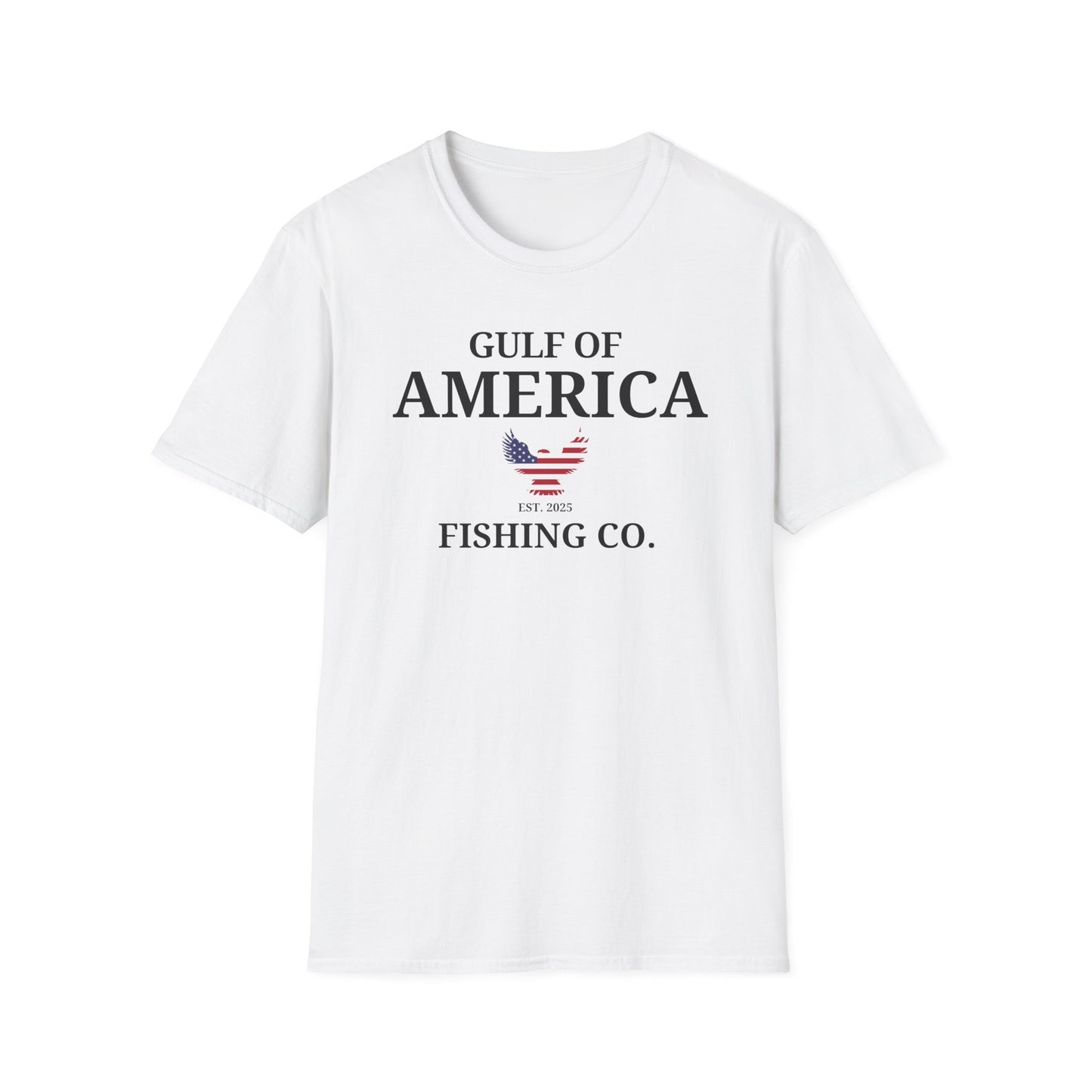 Unisex Softstyle T-Shirt Gulf of America Fishing Co. Eagle