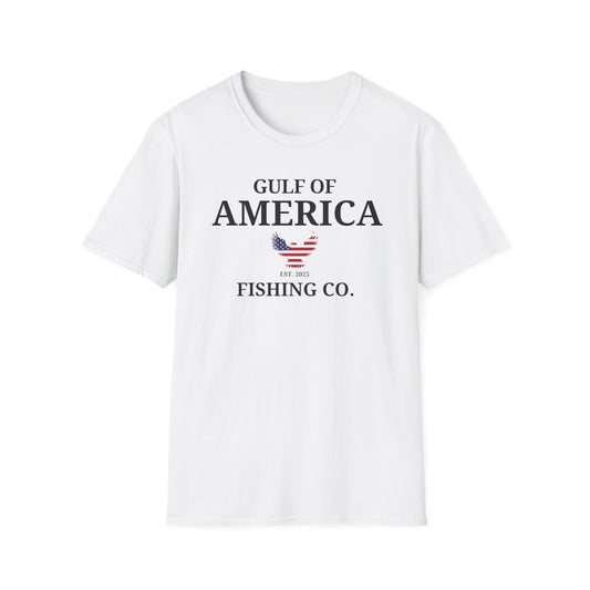 Unisex Softstyle T-Shirt Gulf of America Fishing Co. Eagle