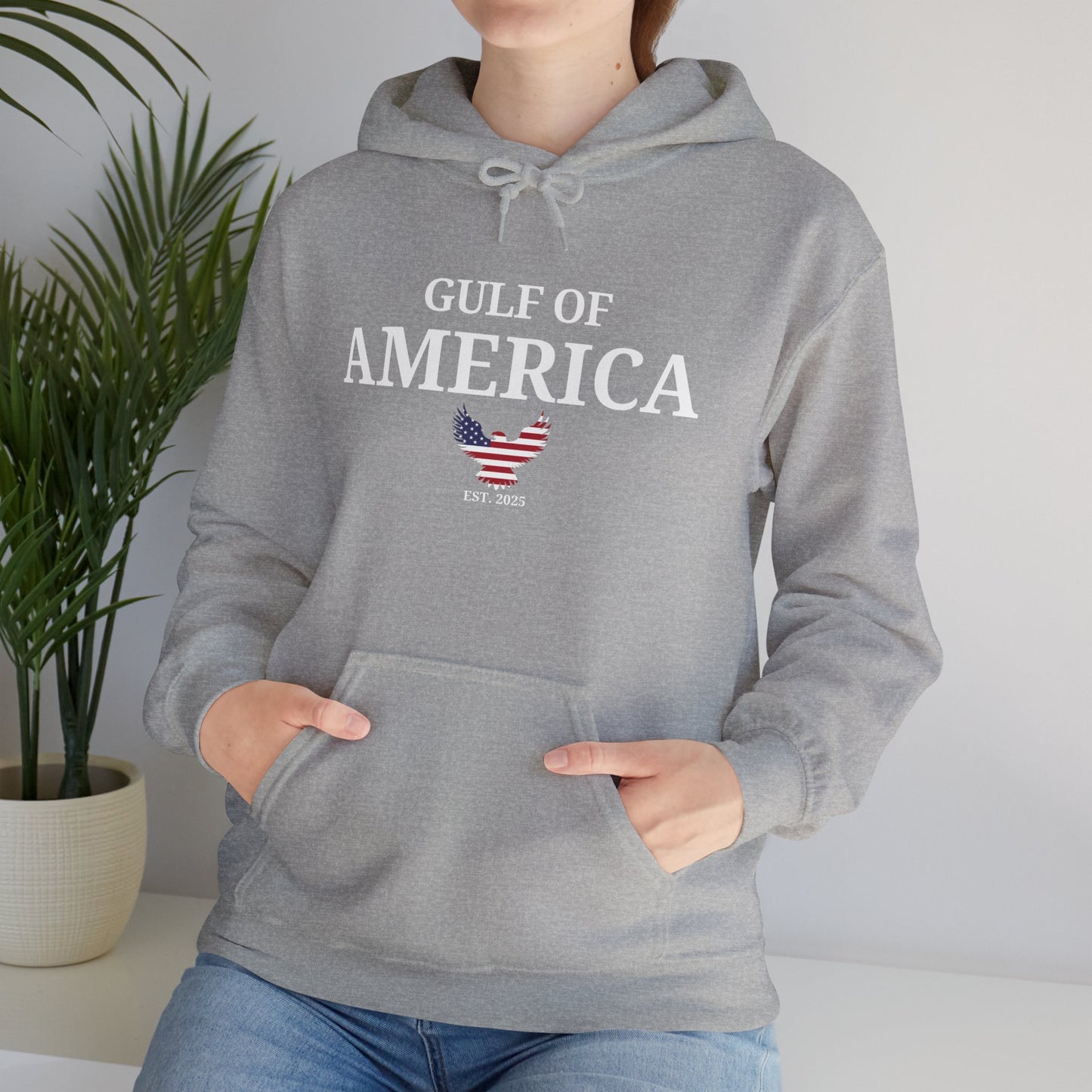 Unisex Heavy Blend™ Hooded Sweatshirt Gulf of America Eagle