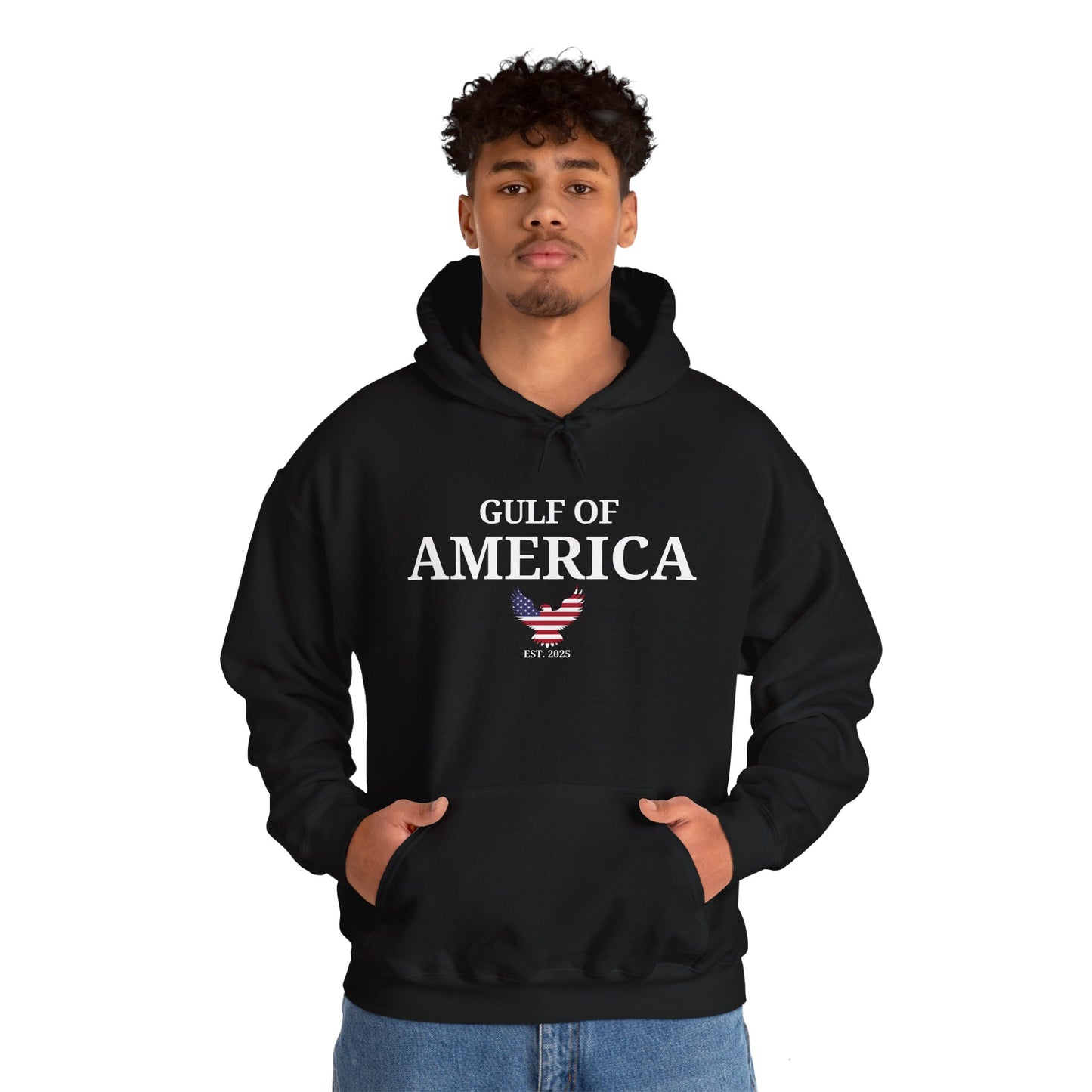 Unisex Heavy Blend™ Hooded Sweatshirt Gulf of America Eagle