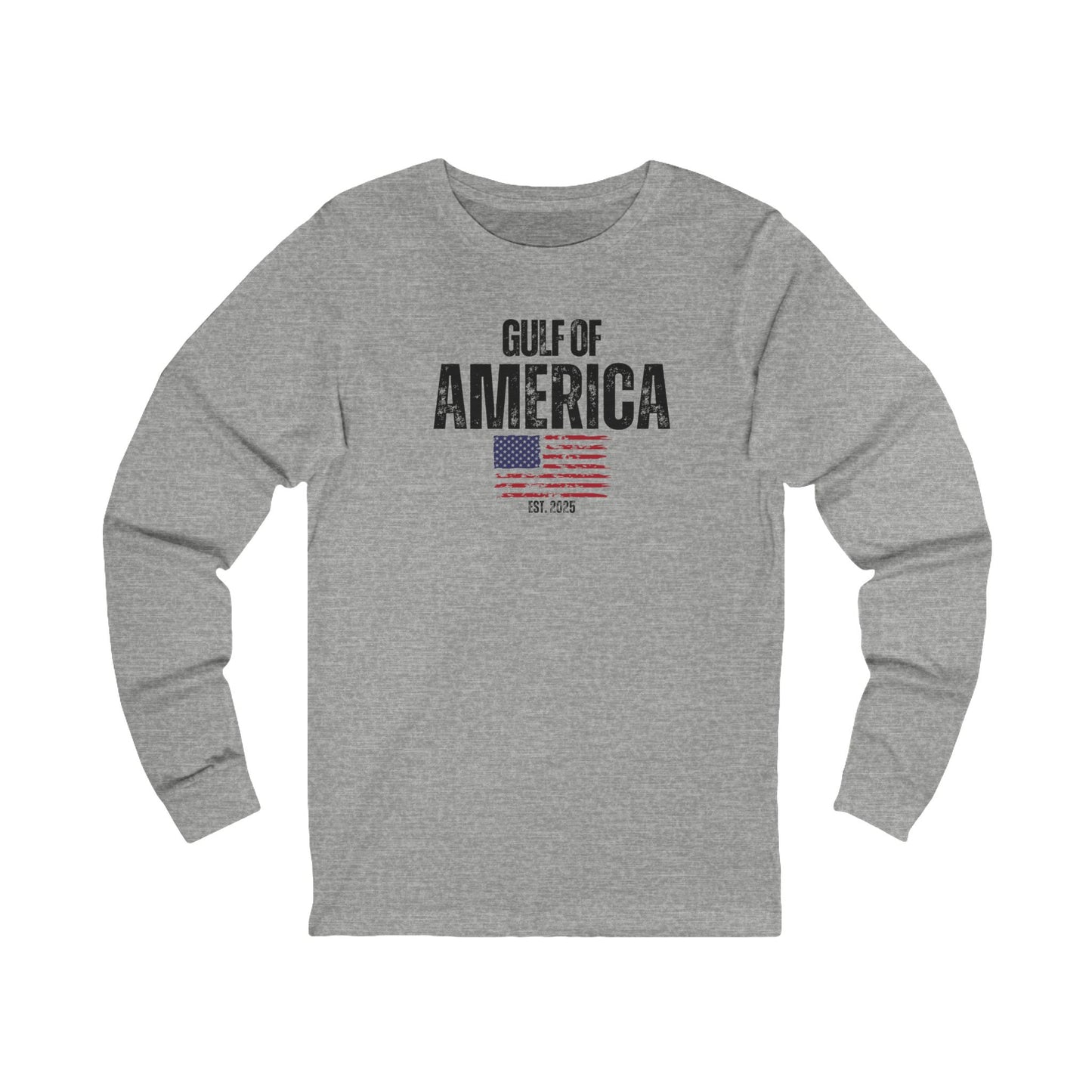 Unisex Jersey Long Sleeve Gulf of America Distressed Flag