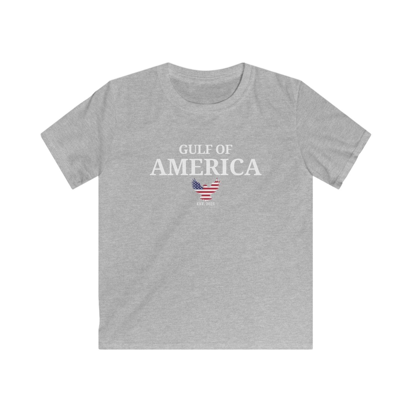 Kids Gulf of America with Eagle Softstyle Tee