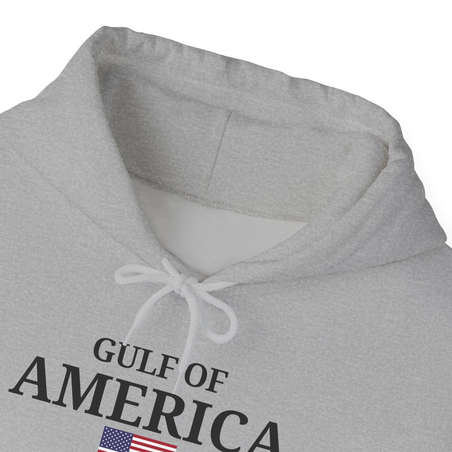 Unisex Heavy Blend™ Hooded Sweatshirt Gulf of America Fishing Co with Flag