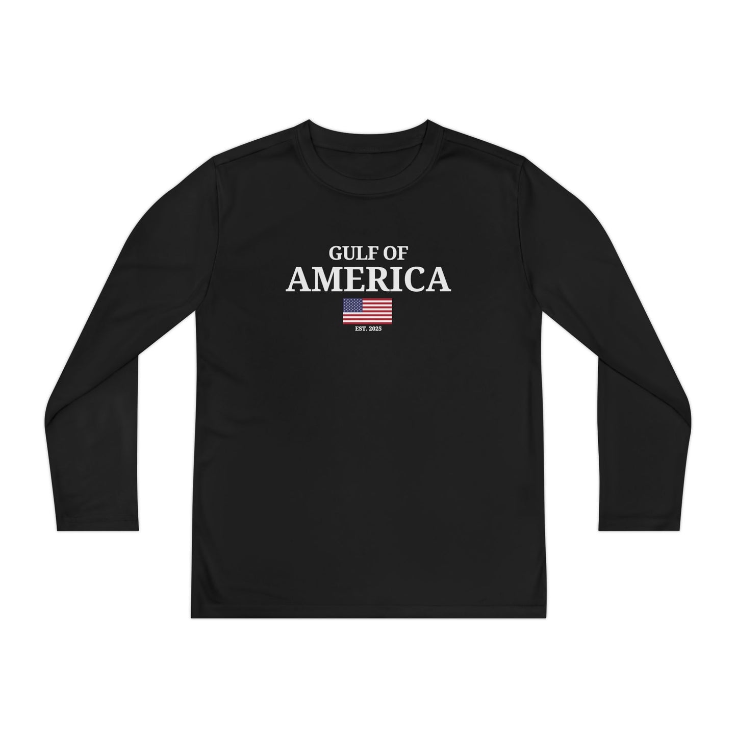 Youth Long Sleeve Competitor Tee Gulf of America Flag