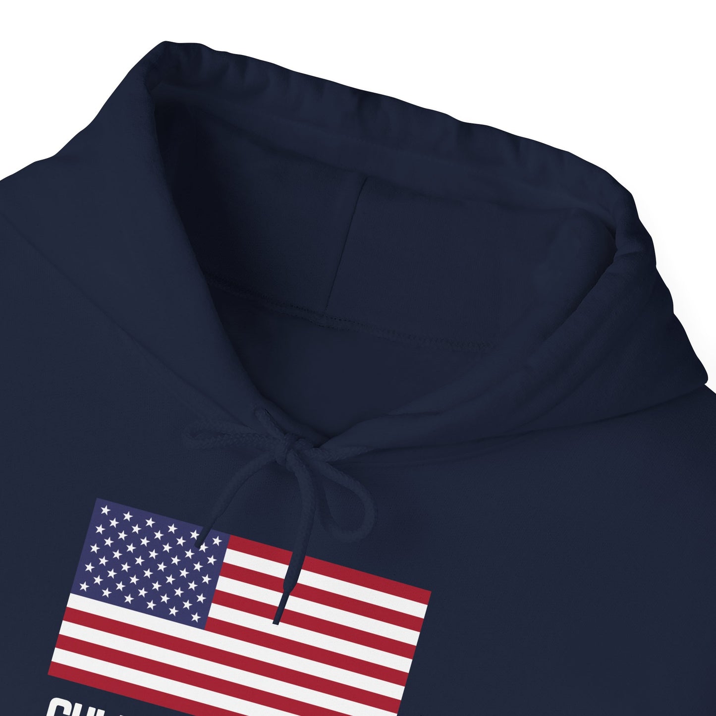 Unisex Heavy Blend™ Hooded Sweatshirt Gulf of America Fishing Co Large Flag