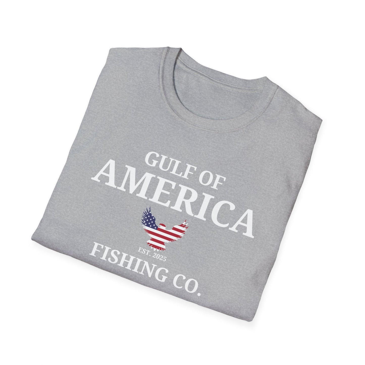 Unisex Softstyle T-Shirt Gulf of America Fishing Co. Eagle