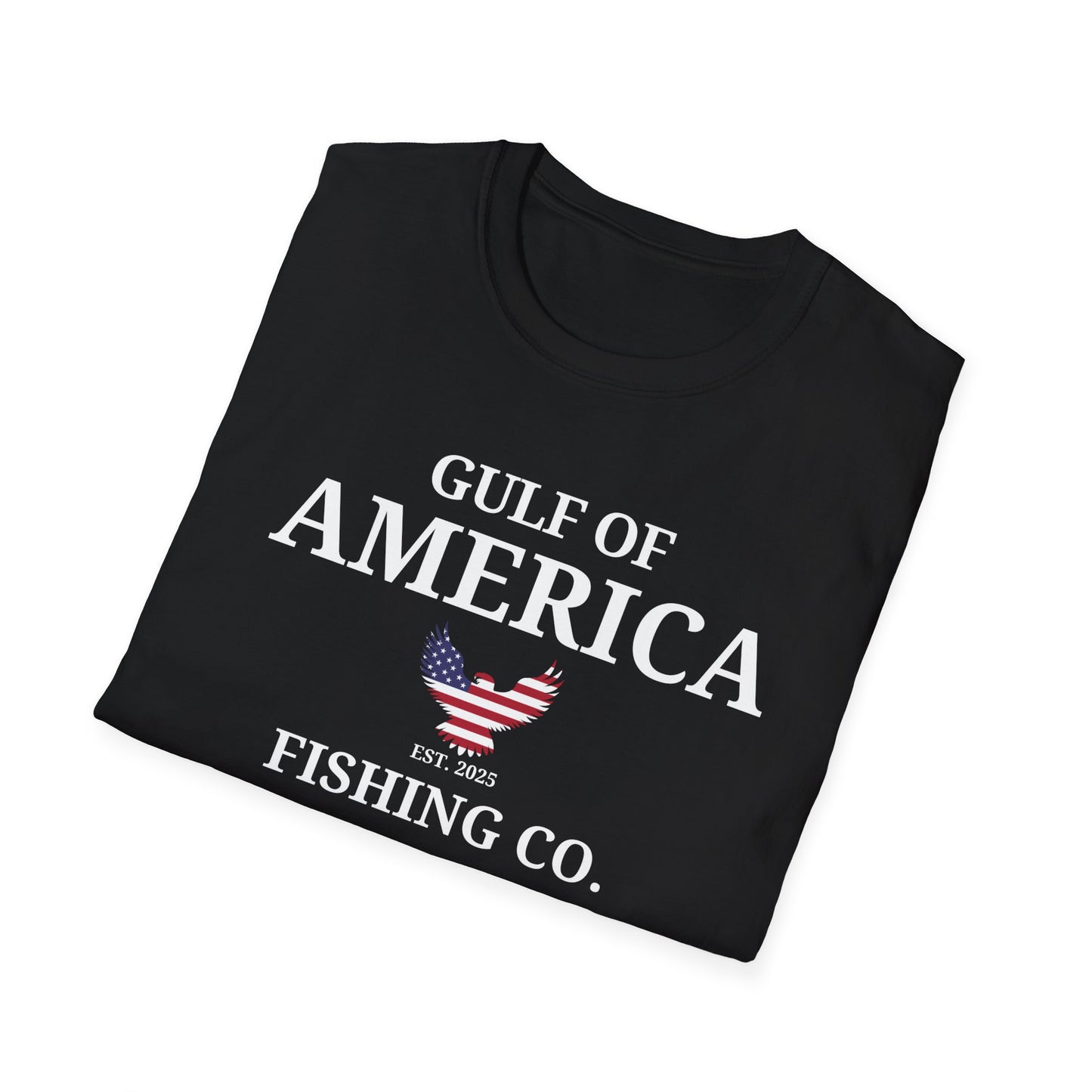 Unisex Softstyle T-Shirt Gulf of America Fishing Co. Eagle