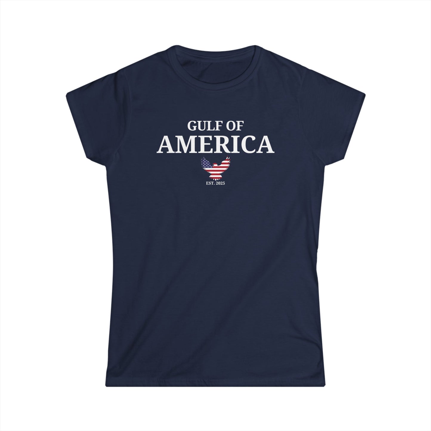 Women's Softstyle Tee Gulf of America with Eagle