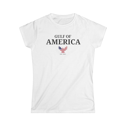 Women's Softstyle Tee Gulf of America with Eagle