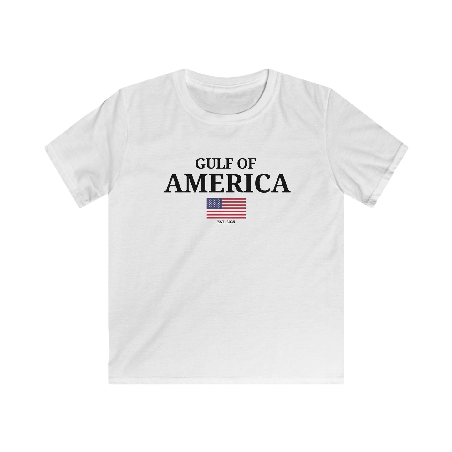 Kids Gulf of America with Flag Softstyle Tee