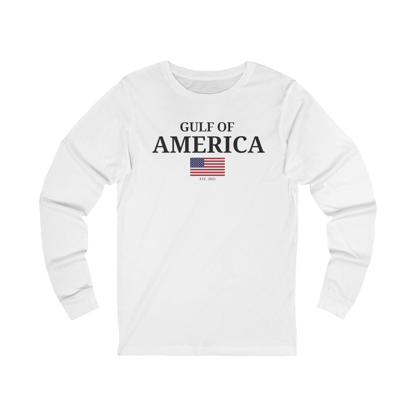 Unisex Jersey Long Sleeve Gulf of America with Flag