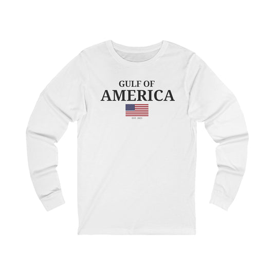 Unisex Jersey Long Sleeve Gulf of America with Flag