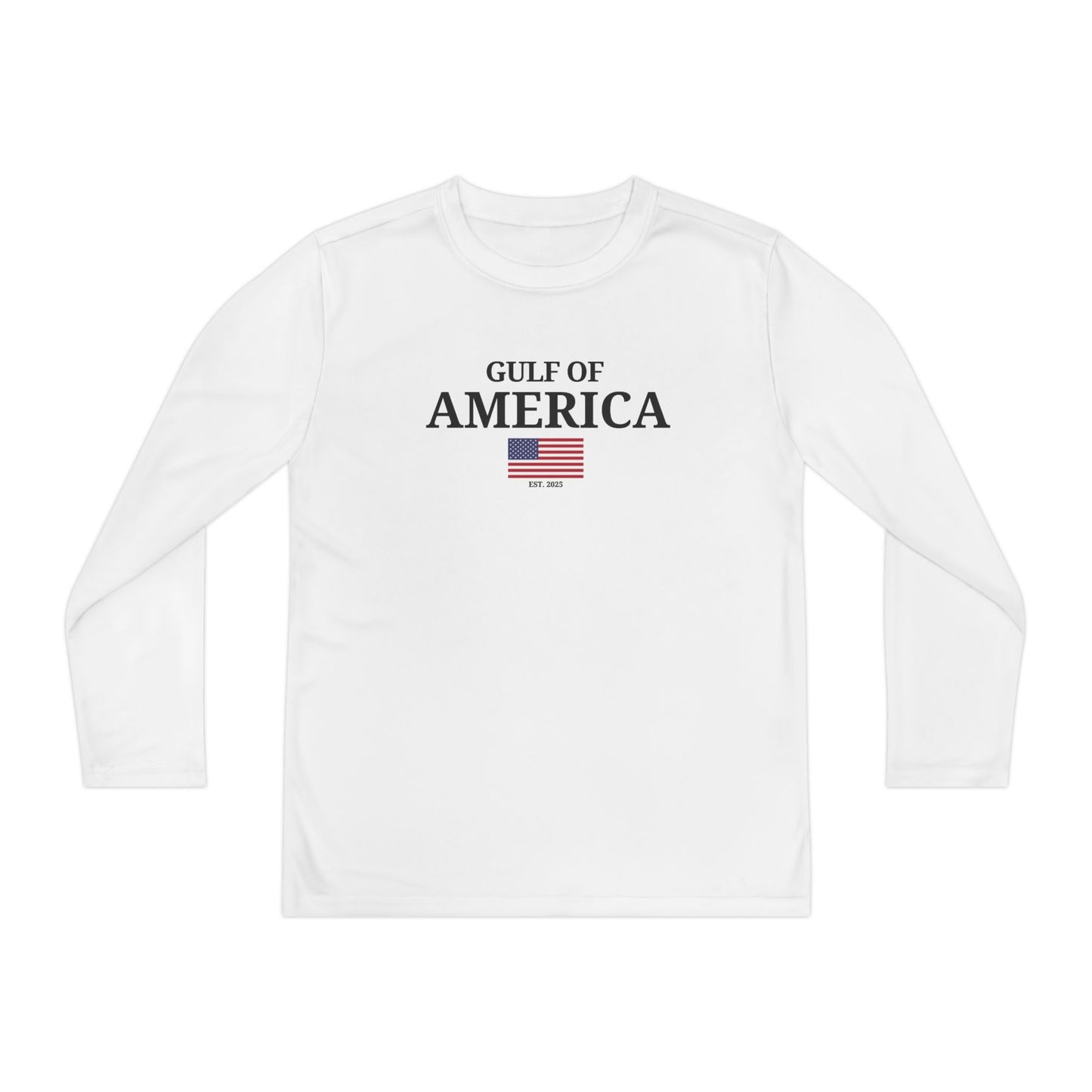 Youth Long Sleeve Competitor Tee Gulf of America Flag