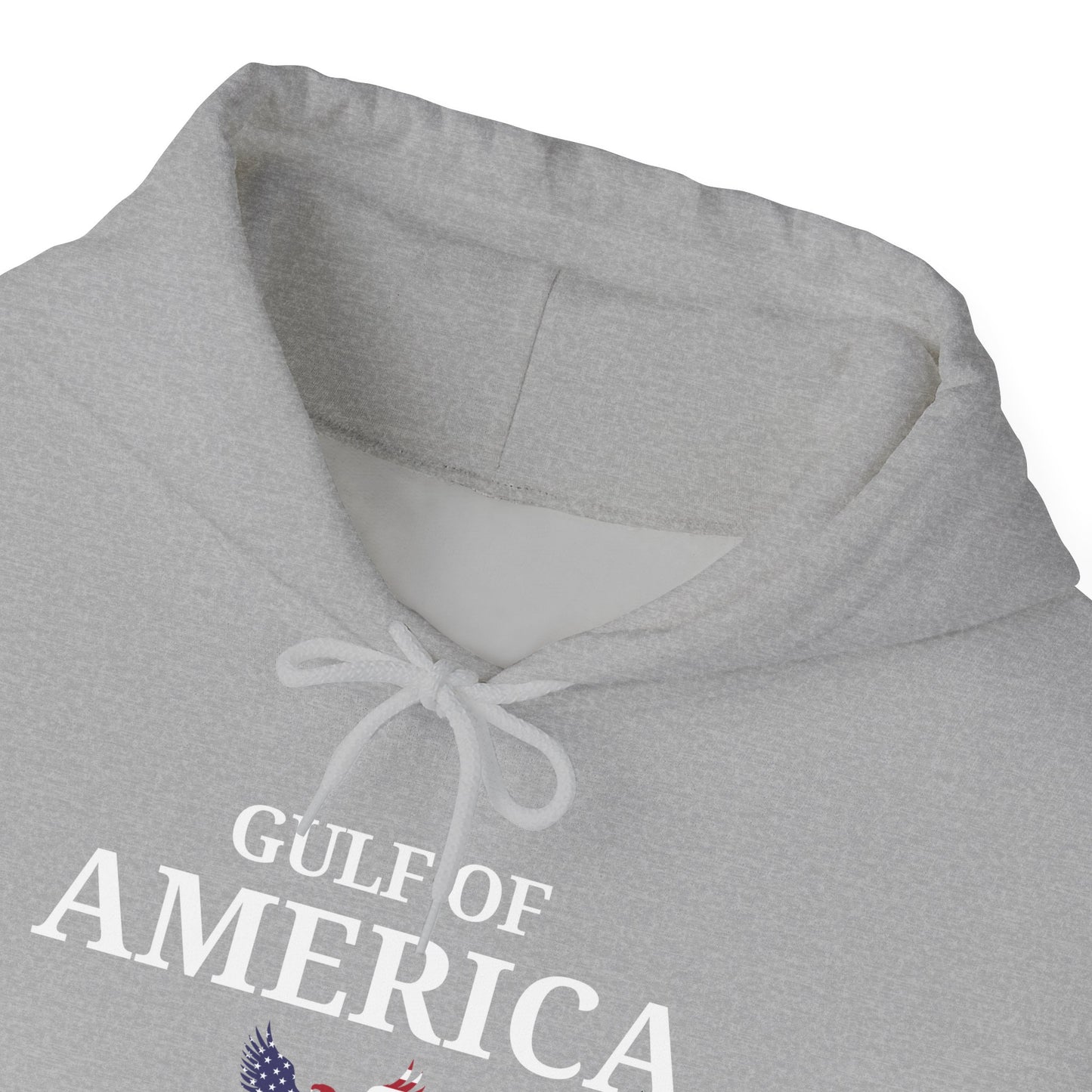 Unisex Heavy Blend™ Hooded Sweatshirt Gulf of America Fishing Co with Eagle