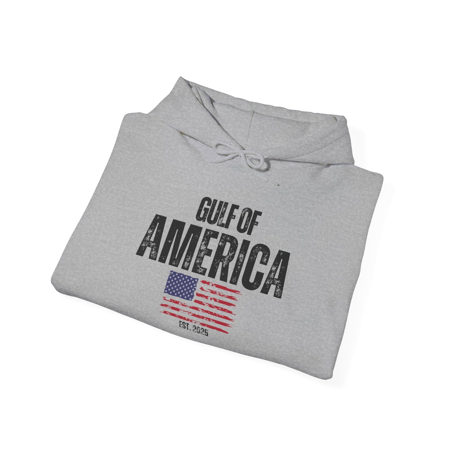 Unisex Heavy Blend™ Hooded Sweatshirt Gulf of America Distressed Flag