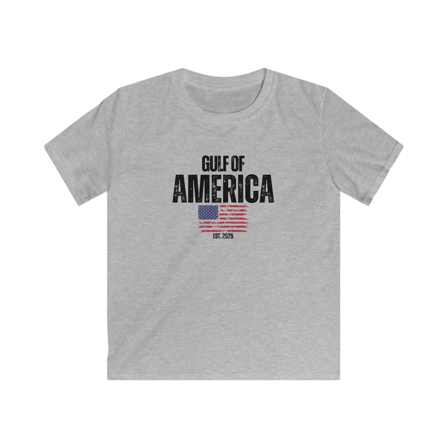 Kids Softstyle Tee Gulf of America Distressed Flag