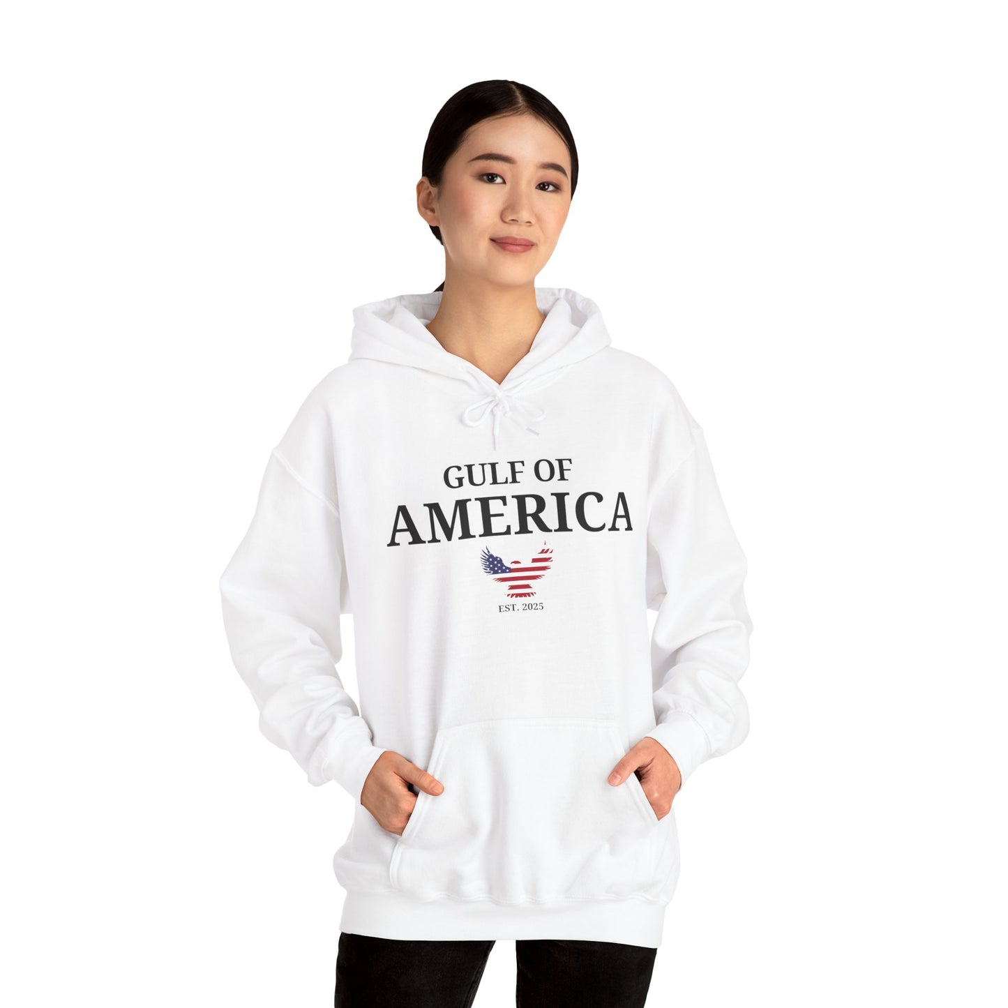 Unisex Heavy Blend™ Hooded Sweatshirt Gulf of America Eagle