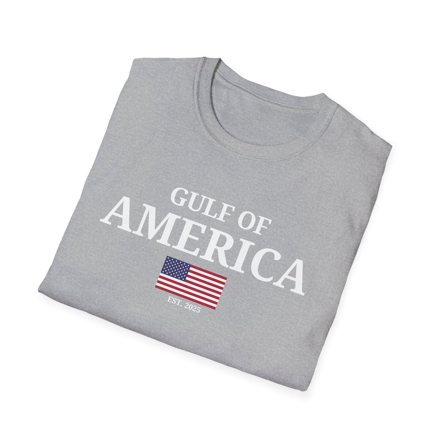 Unisex Softstyle T-Shirt Gulf of America with Flag