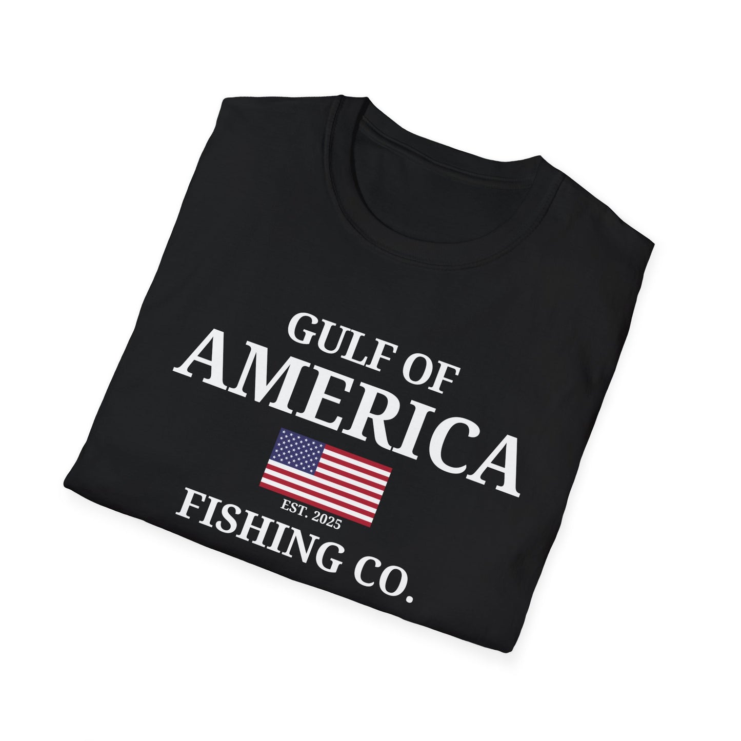 Unisex Softstyle T-Shirt Gulf of America Fishing Co. Flag