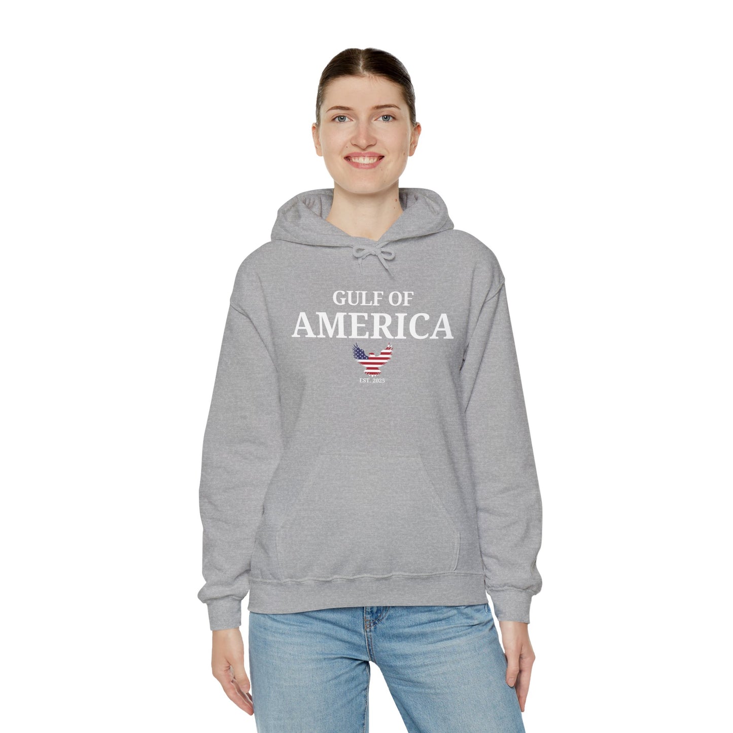 Unisex Heavy Blend™ Hooded Sweatshirt Gulf of America Eagle