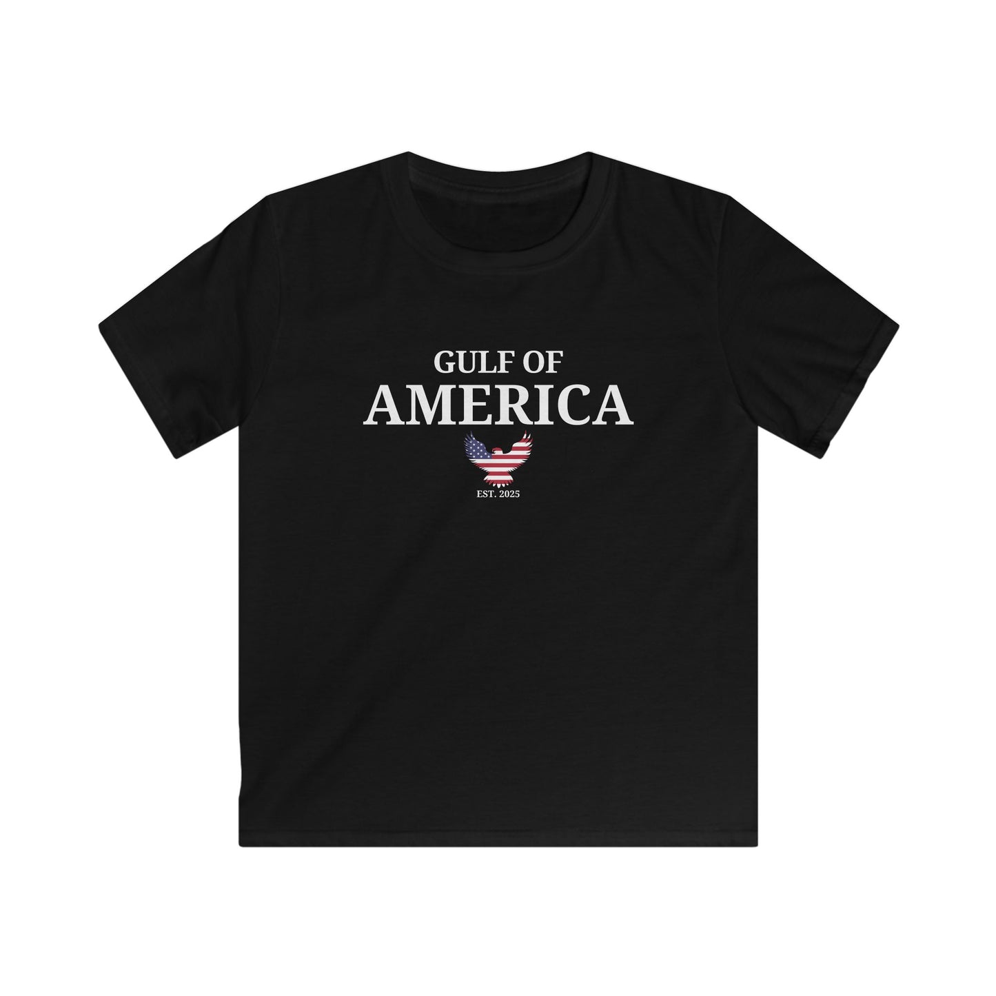 Kids Gulf of America with Eagle Softstyle Tee