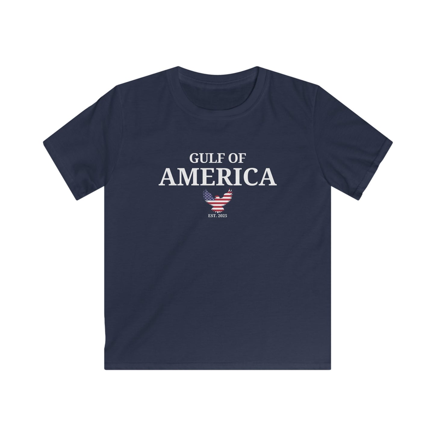 Kids Gulf of America with Eagle Softstyle Tee