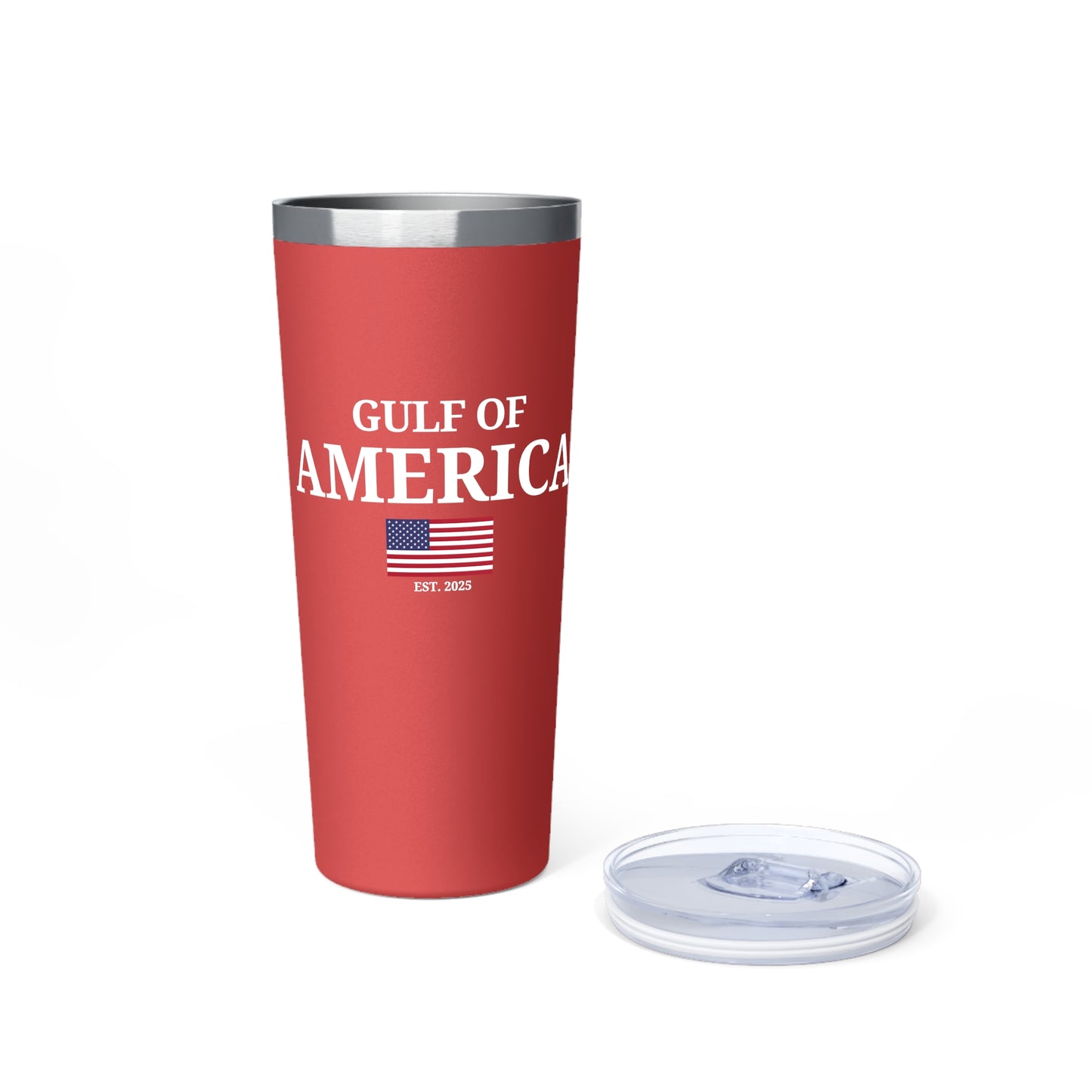 Gulf of America Flag Copper Vacuum Insulated Tumbler, 22oz