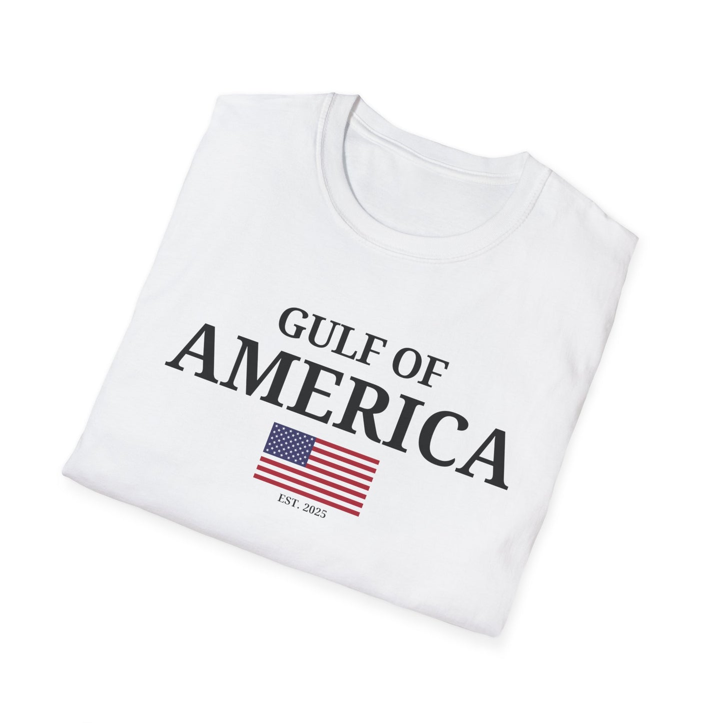 Unisex Softstyle T-Shirt Gulf of America with Flag