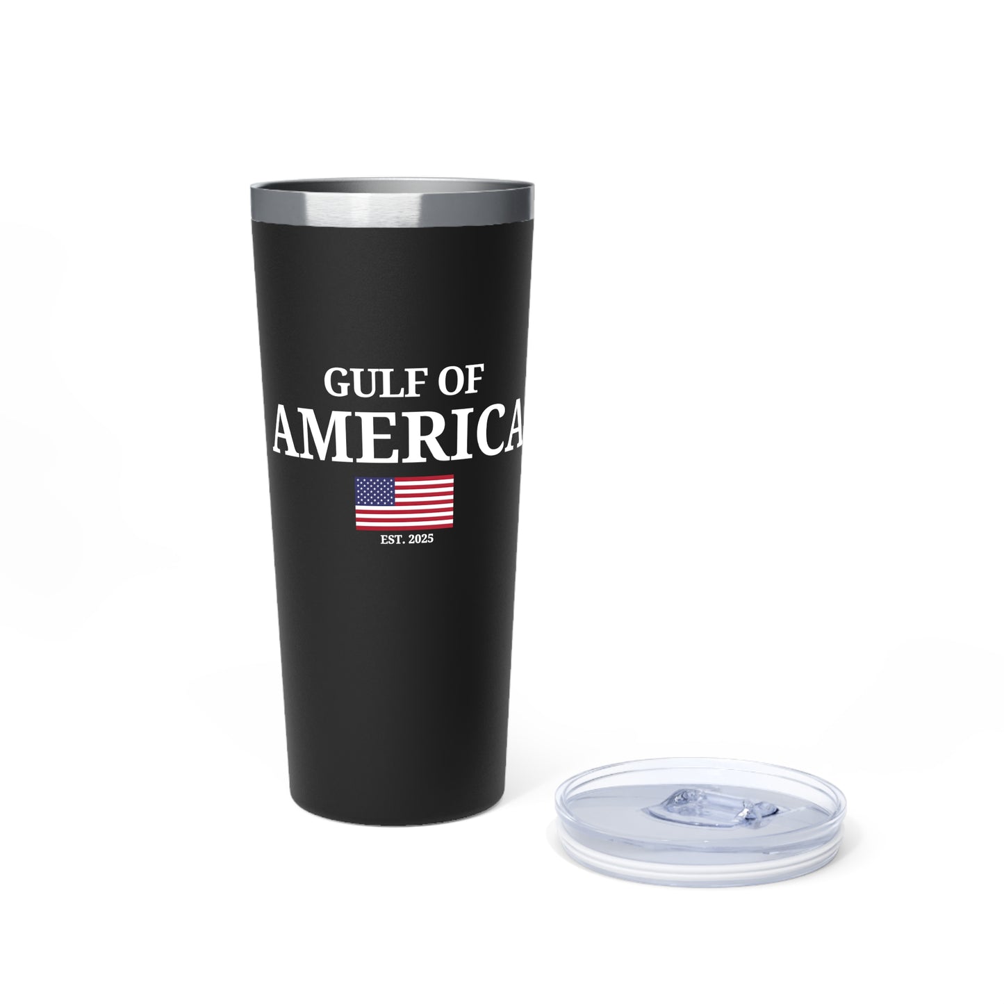 Gulf of America Flag Copper Vacuum Insulated Tumbler, 22oz